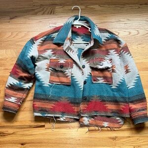 LA MIEL Multicolor Patterned Jacket